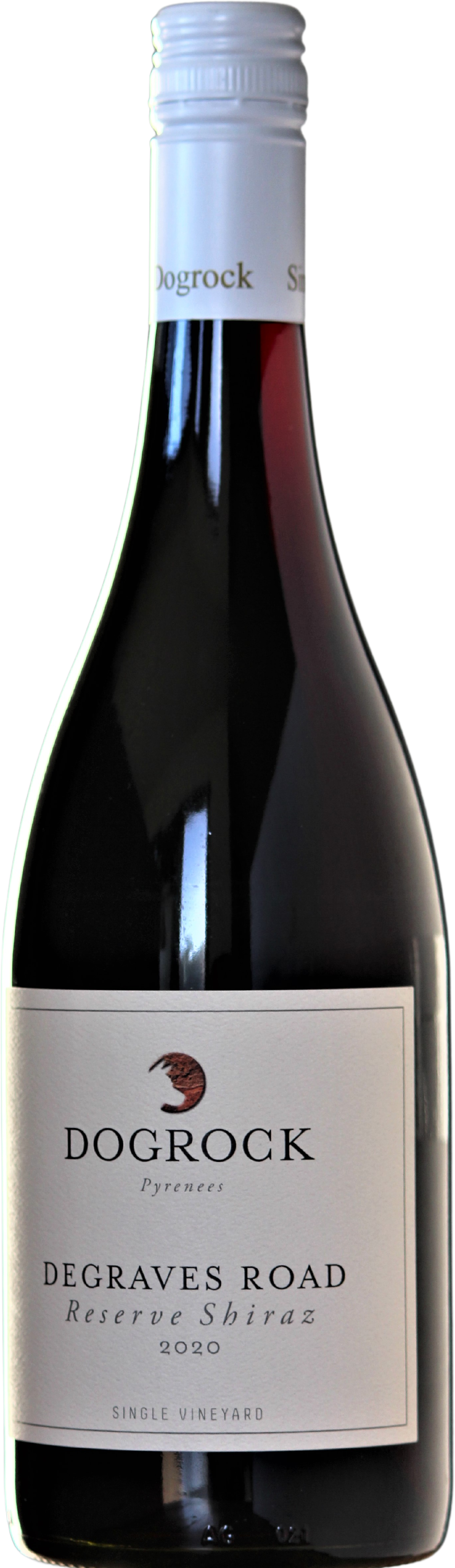 DogRock Winery Degraves Road Single Vineyard Reserve Pyrenees Shiraz 2020